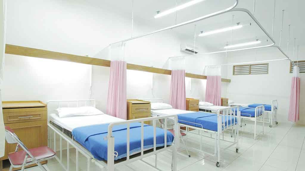 image of hospital beds